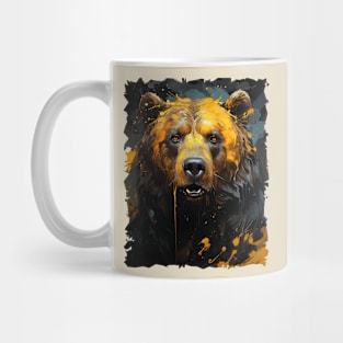 Brown Bear Painting Mug